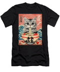 1 Cat Eating Ramen Noodles Kawaii Anime Manga Food Zyneu Gangd T-Shirt