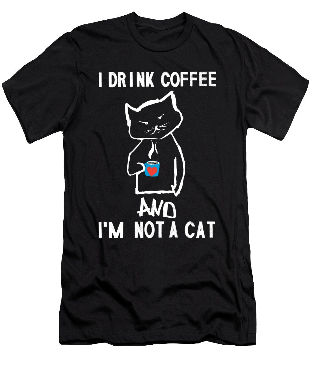 1 Cats and Coffee Cat Lover Coffee Lover Toms Store T-Shirt