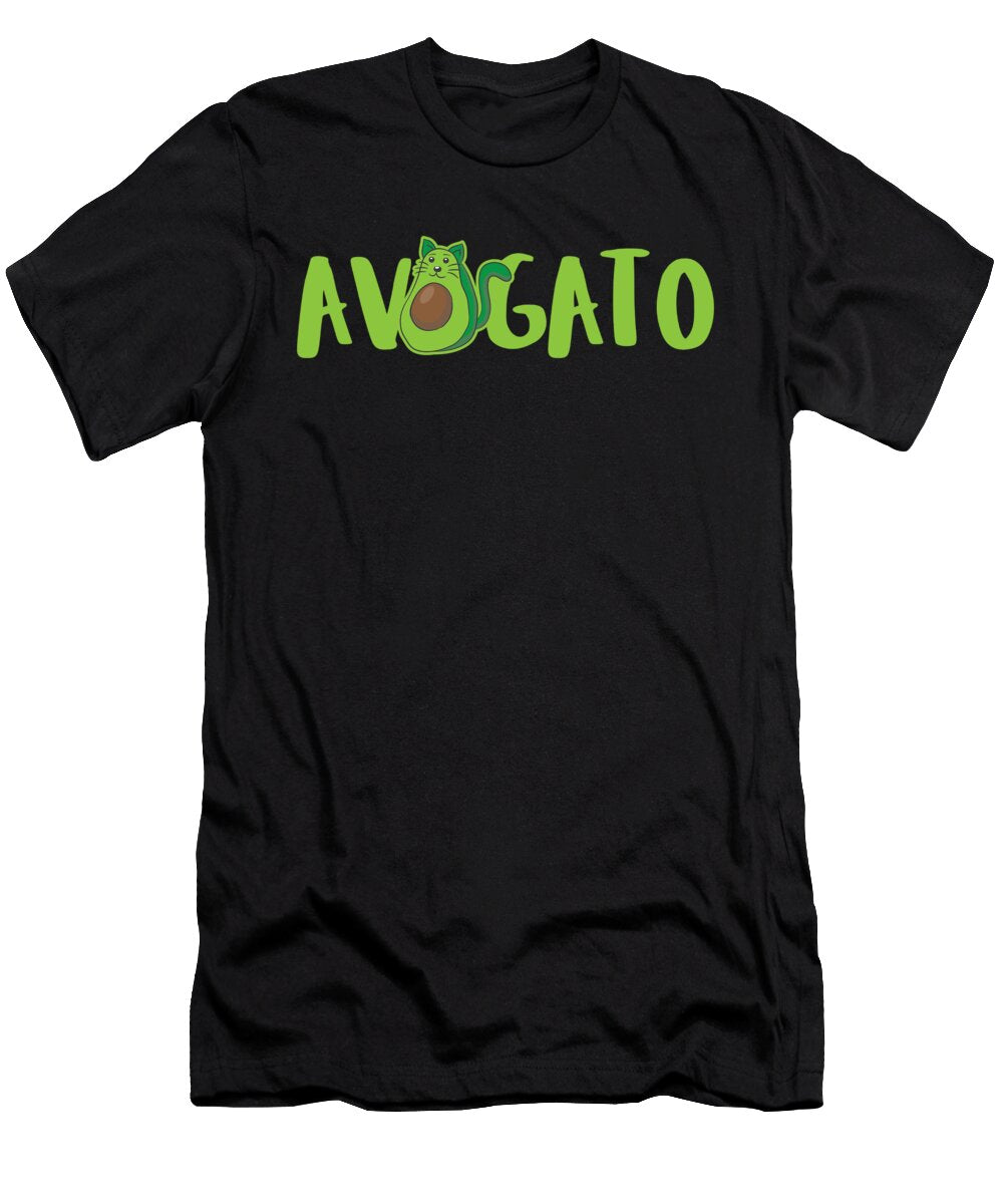 1 Cats Cat Avocado Lover Avogato Birthday Gift Haselshirt T-Shirt