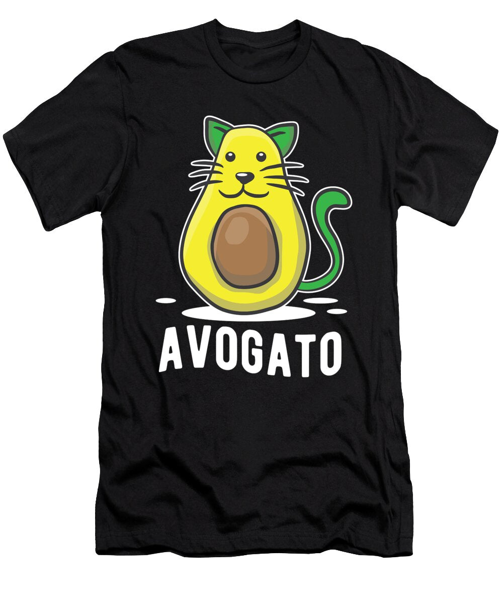 1 Cats Cute Cat Avocado Lover Avogato Birthday Gift Haselshirt T-Shirt