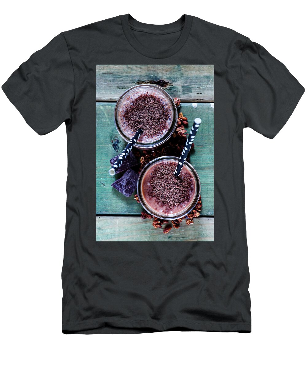 1 Chocolate Banana Smoothie Yuliya Gontar T-Shirt