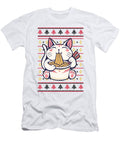 1 Christmas Cat Ramen Funny Xmas Kitten Pet Animal Florian Dold Art T-Shirt