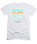 1 Christmas Poodle Through the Snow Dog Lover Kanig Designs T-Shirt