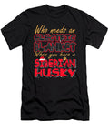 1 Christmas Siberian Husky Who Needs an Electric Blanket When You Have a Siberian Husky Kanig Designs T-Shirt