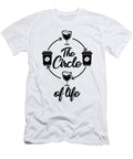 1 Circle of Life Coffee Drinker Caffeine Wine Lover Florian Dold Art T-Shirt