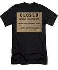 1 Closed for Violations of the National Prohibition Act Notice Retro Style Paul Ward T-Shirt
