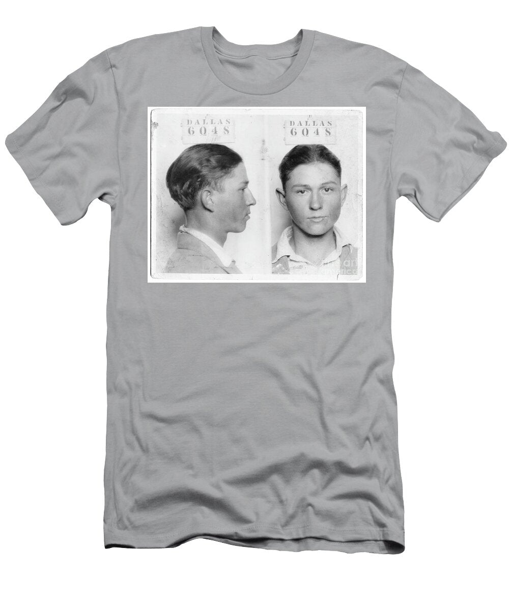 1 Clyde Barrow Mugshot Jon Neidert T-Shirt