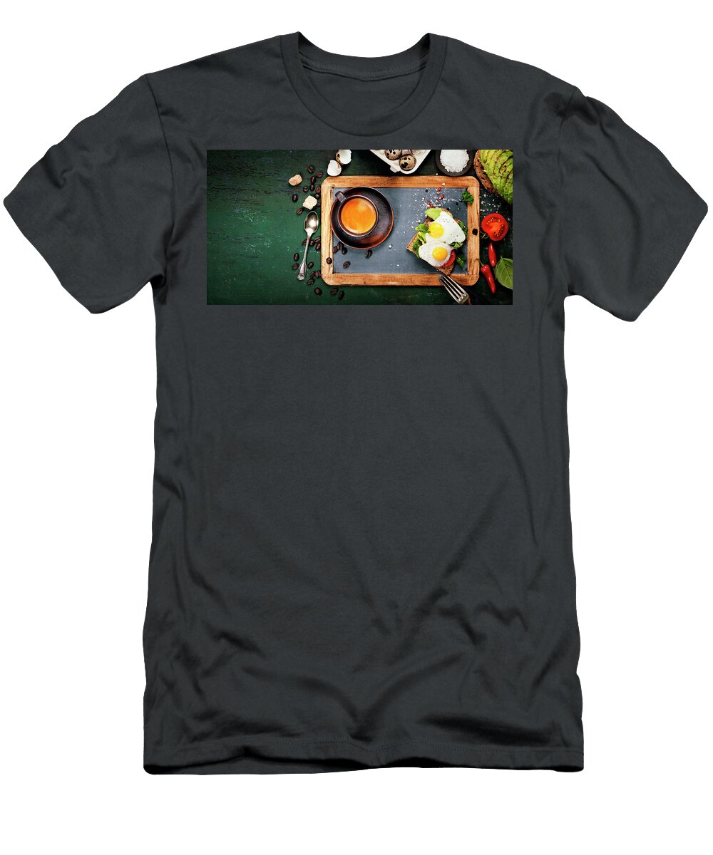 1 Coffee and Sandwich Natalia Klenova T-Shirt