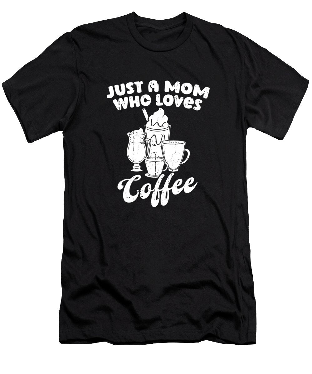 1 Coffee Barista Roasting Roaster Cafe Coffee Mom Crazy Squirrel T-Shirt