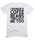 1 Coffee Beans Coffee Saying Manuel Schmucker T-Shirt