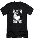 1 Coffee Cafe Roaster Barista Roasting Coffee Sloth Crazy Squirrel T-Shirt