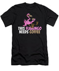 1 Coffee Caffeine Barista Roaster Cafe Coffee Flamingo Crazy Squirrel T-Shirt