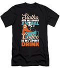 1 Coffee Caffeine Cafe Roaster Barista Roasting Coffee Sloth Crazy Squirrel T-Shirt