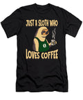1 Coffee Caffeine Cafe Roaster Roasting Barista Coffee Sloth Crazy Squirrel T-Shirt