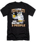 1 Coffee Caffeine Roaster Roasting Cafe Barista Coffee Owl Crazy Squirrel T-Shirt