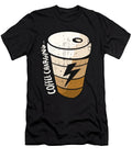 1 Coffee Charging Funny Sarcastic Humor Coffee Lover Florian Dold Art T-Shirt