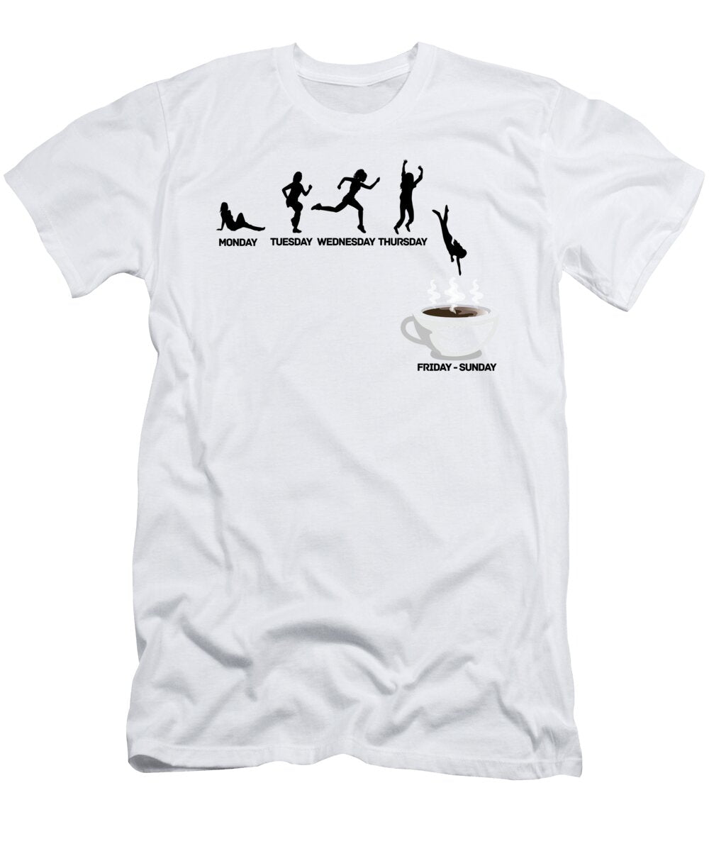 1 Coffee Drink Diver Funny Espresso Drinker Caffeine Florian Dold Art T-Shirt