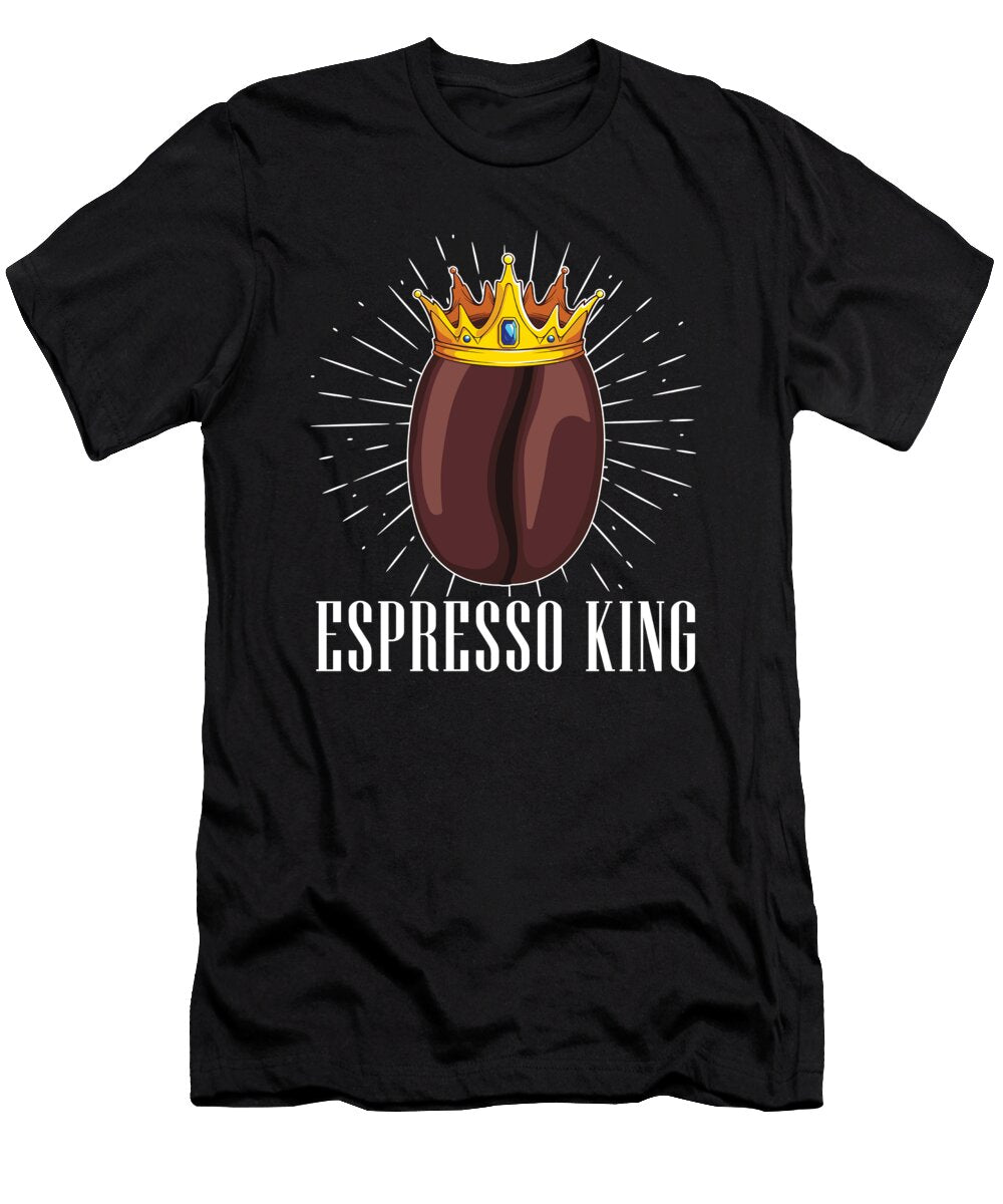 1 Coffee Espresso Barista Beans Espresso Crazy Squirrel T-Shirt