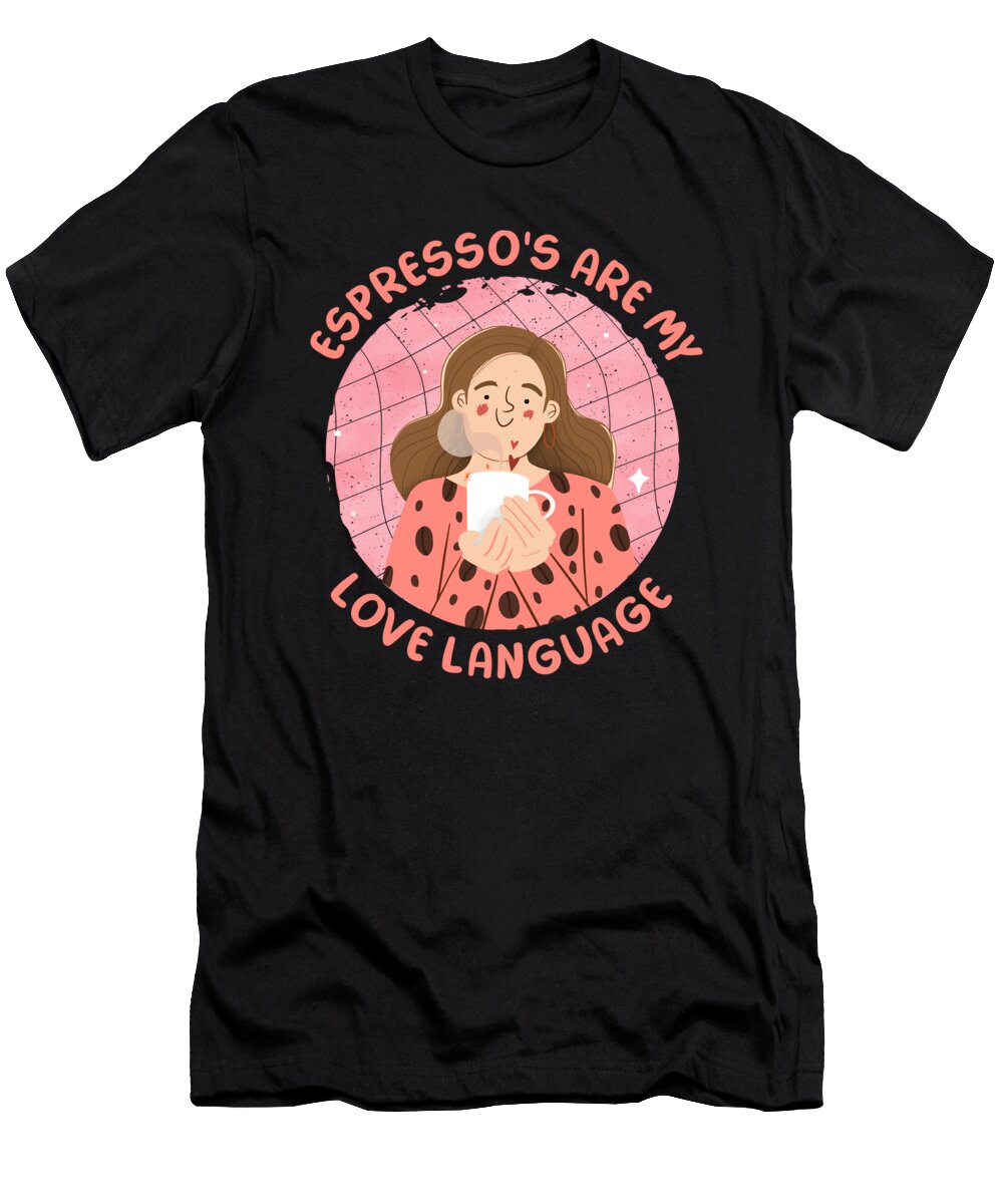1 Coffee Espresso Beans Barista Espresso Crazy Squirrel T-Shirt