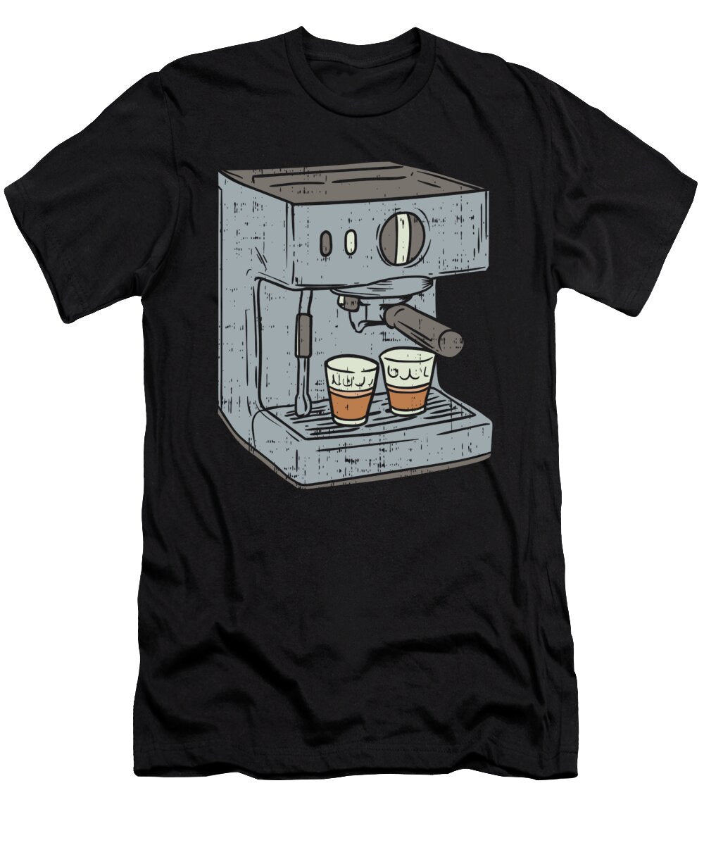 1 Coffee Machine Gift David Schuele Art T-Shirt