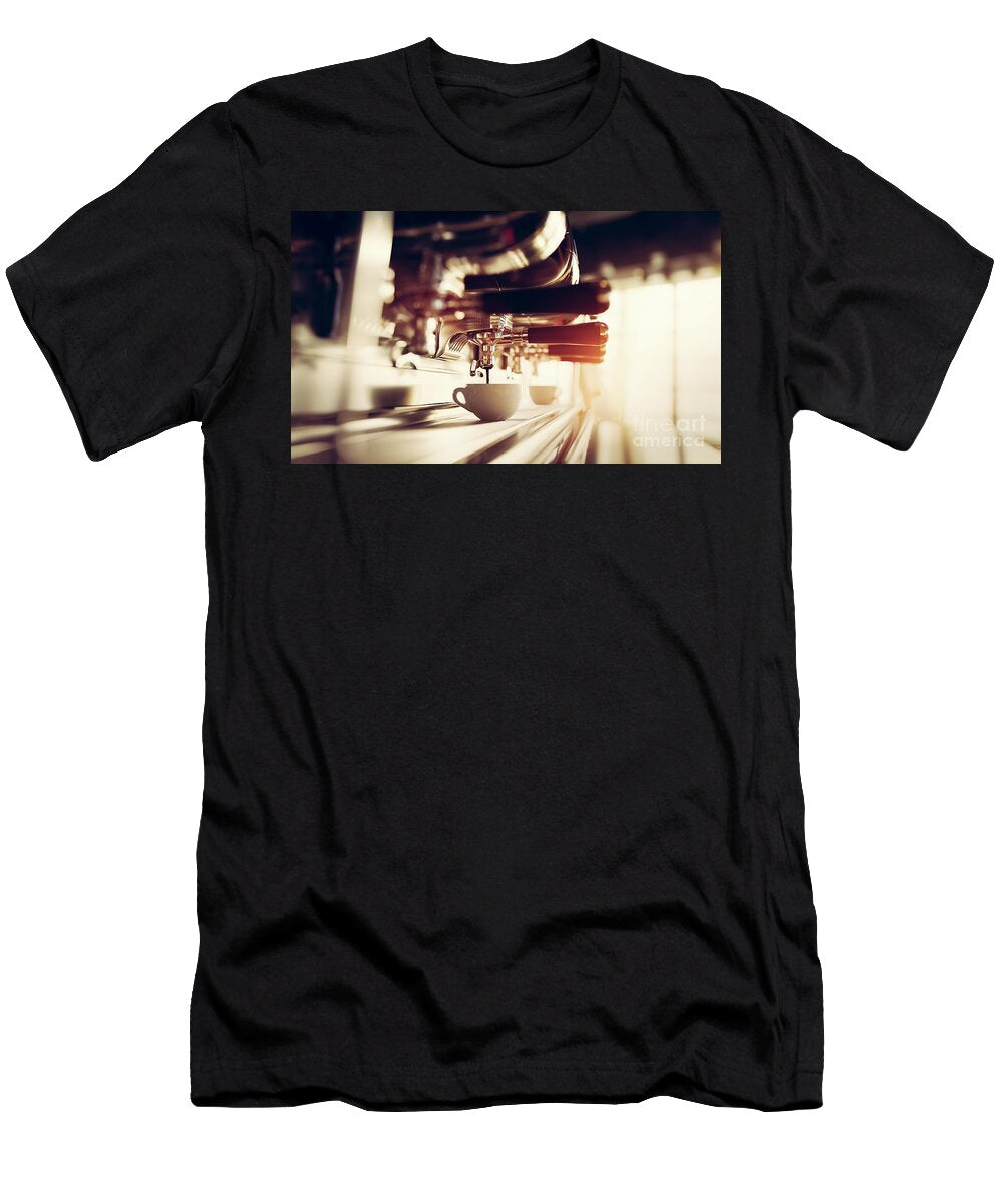 1 Coffee Machine in Restaurant Michal Bednarek T-Shirt