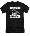 1 Coffee Roaster Roasting Cafe Barista Coffee Flamingo Crazy Squirrel T-Shirt