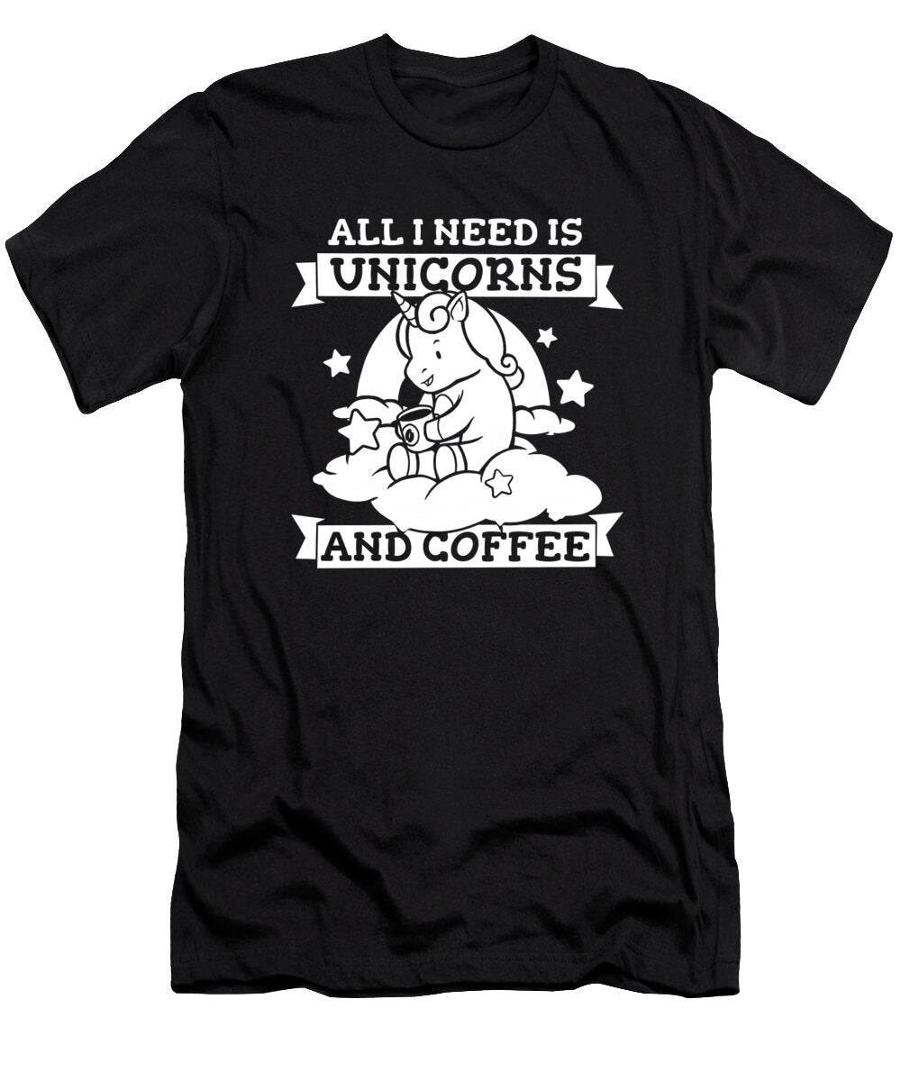 1 Coffee Roasting Barista Roaster Cafe Coffee Unicorn Crazy Squirrel T-Shirt