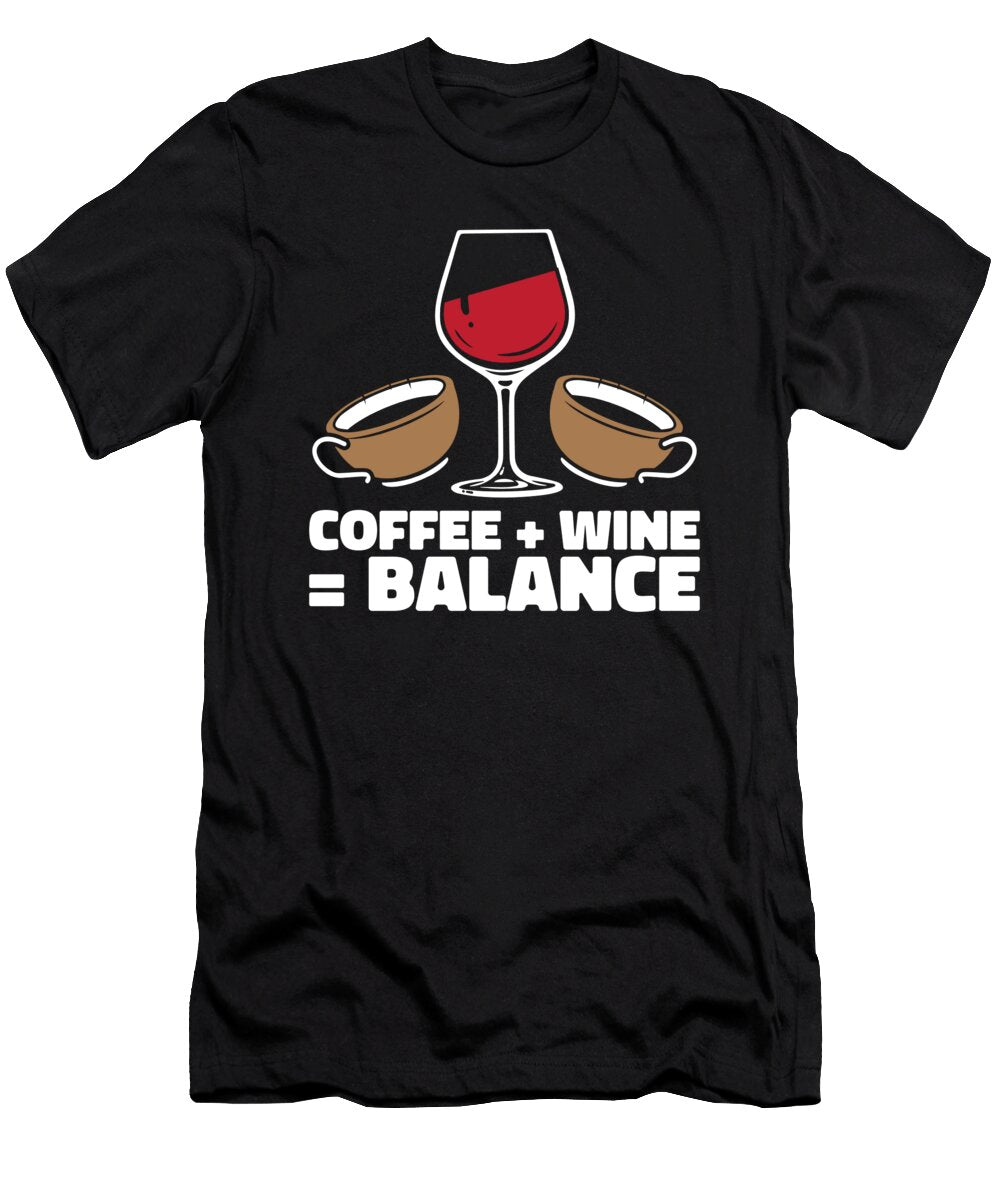 1 Coffee Roasting Roaster Barista Cafe Coffee Wine Crazy Squirrel T-Shirt