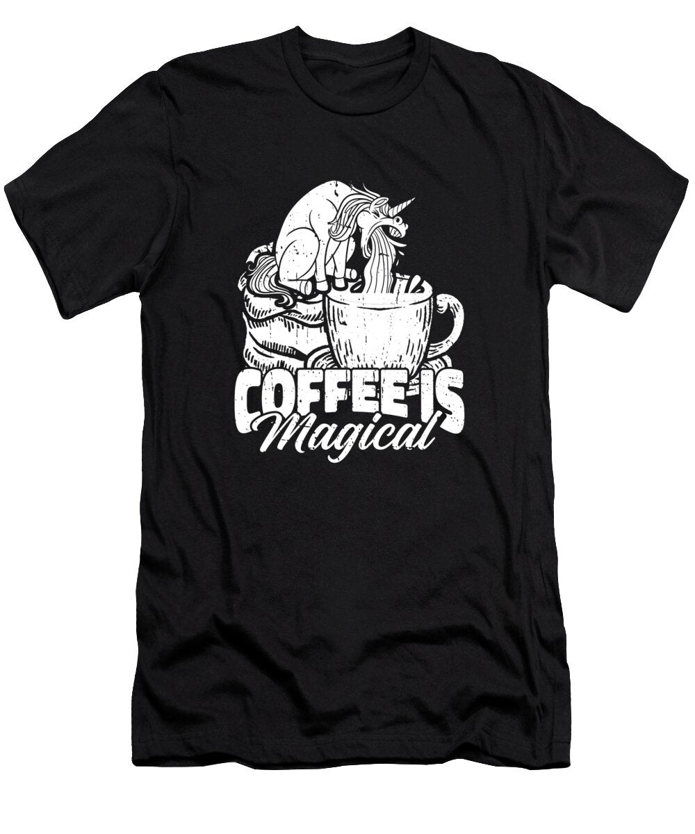 1 Coffee Unicorn Crazy Squirrel T-Shirt