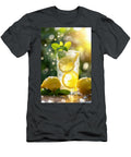 1 Cold Lemonade Glass with Lemon Slices and Mint Leaves Michal Bednarek T-Shirt