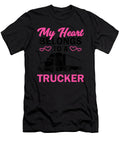 1 Cool Truckers Wife Gift for Women Funny Truck Driver Girl Julien T-Shirt