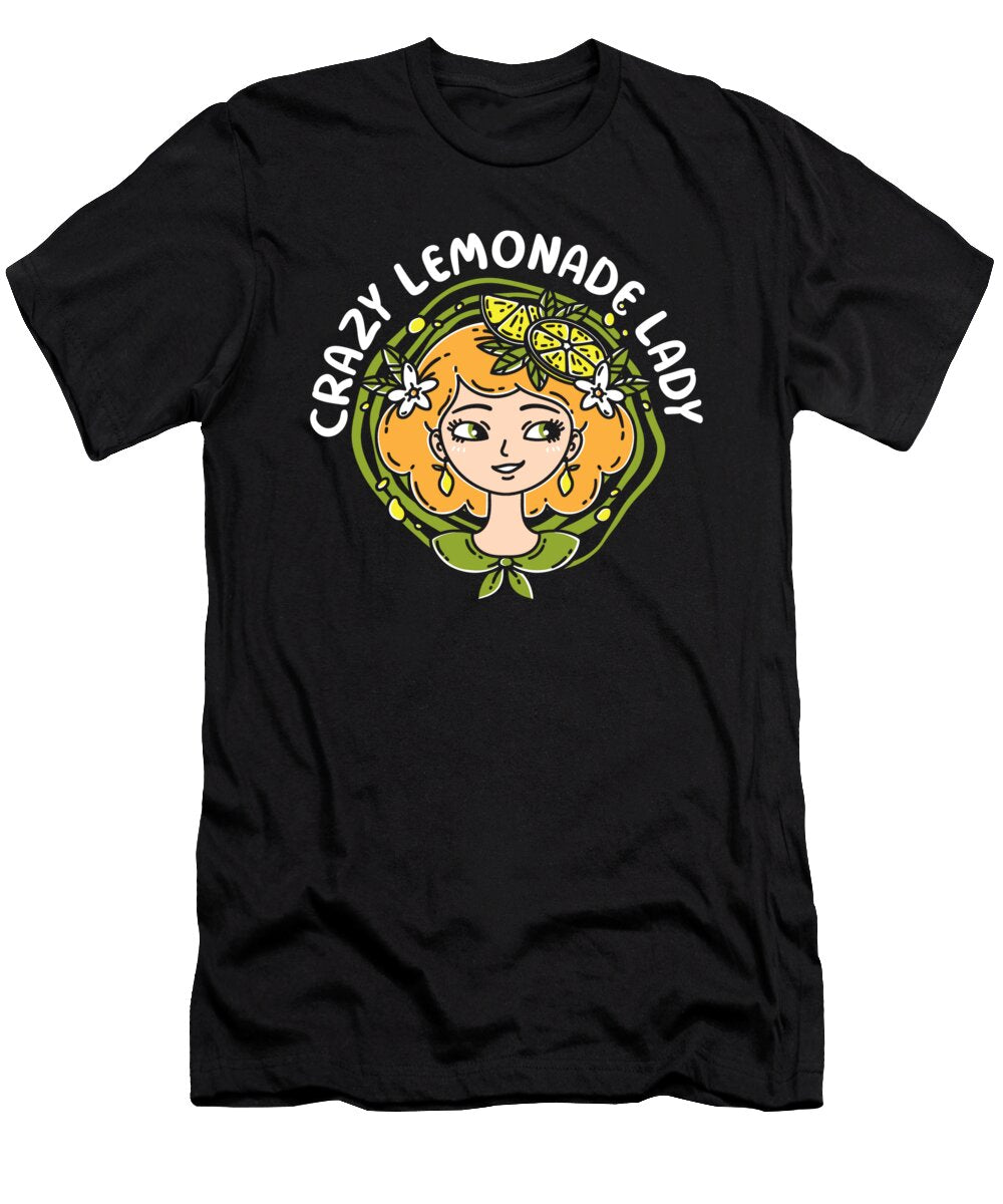 1 Crazy Lemonade Lady Business Cardboard Lemonade Stand Graphics Lab T-Shirt
