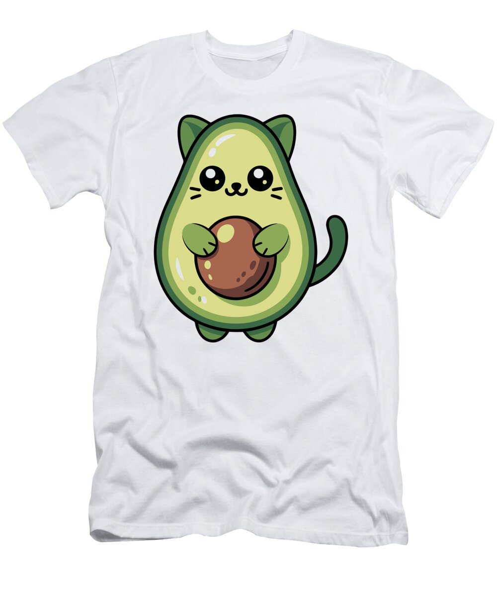 1 Cute Avocado Cat Joanna Redesiuk T-Shirt