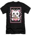 1 Cute Cat Eating Ramen Joanna Redesiuk T-Shirt