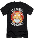 1 Cute Funny Japanese Ramen Lover Cat Noodles Kawaii Lisa Stronzi T-Shirt