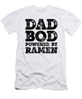 1 Dad Bod Powered By Ramen Funny Food Lovers Father Figure Gifts Idea Orange Pieces T-Shirt