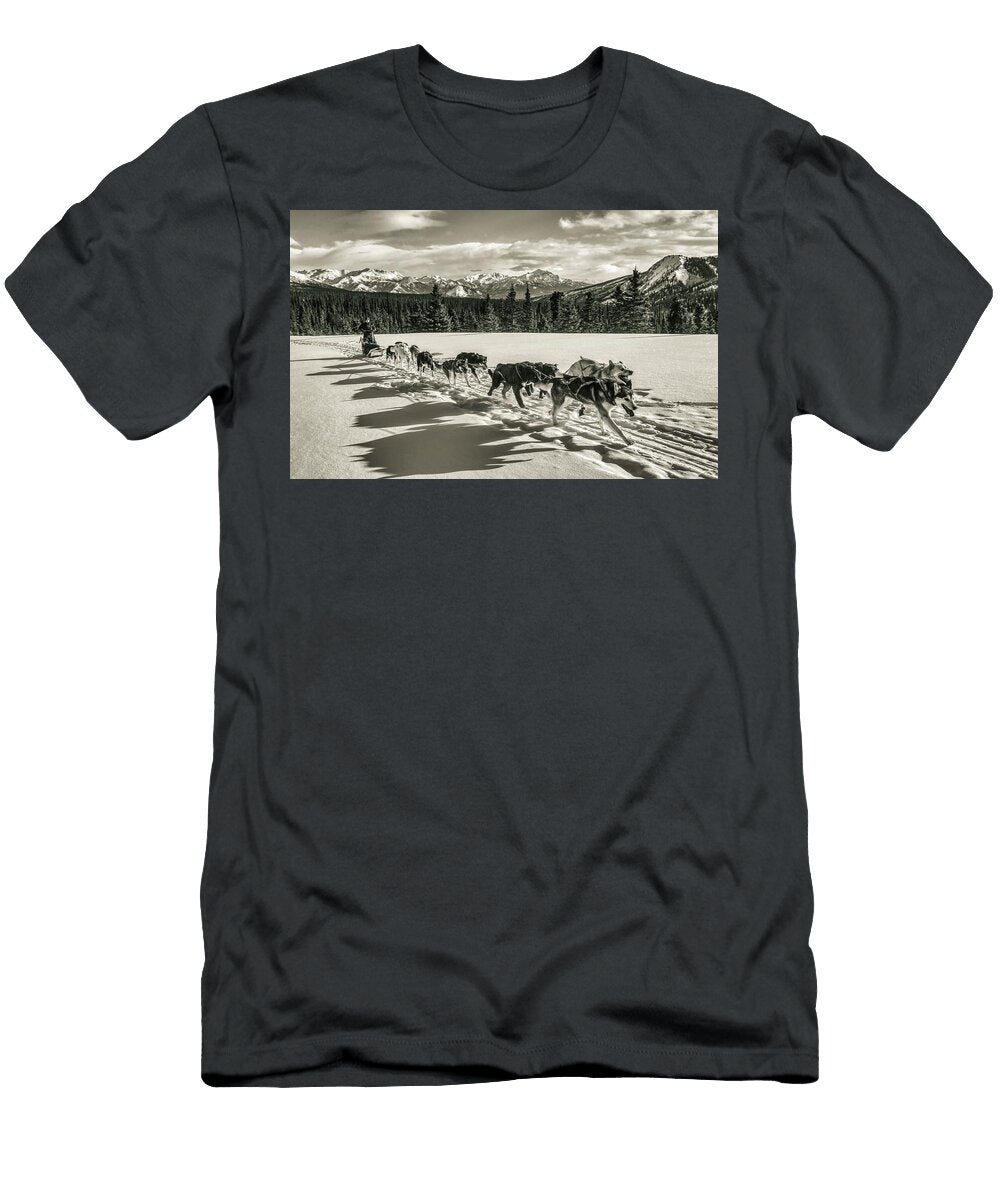 1 Dashing Across the Frozen Tundra Nps Jacob W Frank T-Shirt