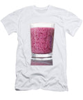 1 Delicious Blueberry Smoothie Isolated on White Donald Erickson T-Shirt