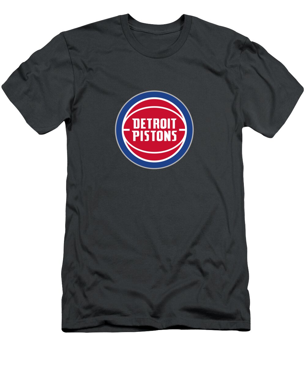 1 Detroit Pistons Basketball Team Logo Jones Dvm Nathaniel T-Shirt