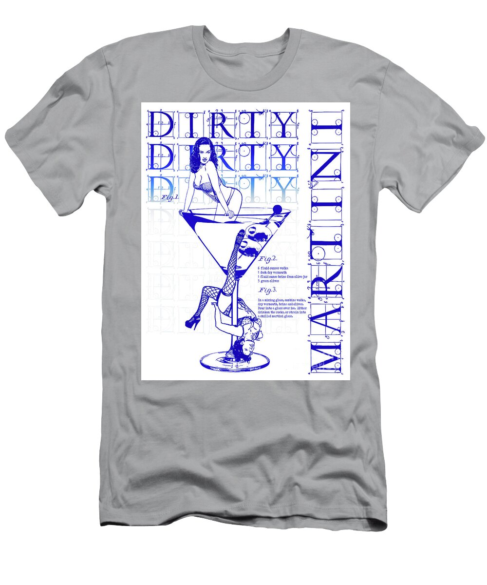 1 Dirty Martini Blueprint Jon Neidert T-Shirt