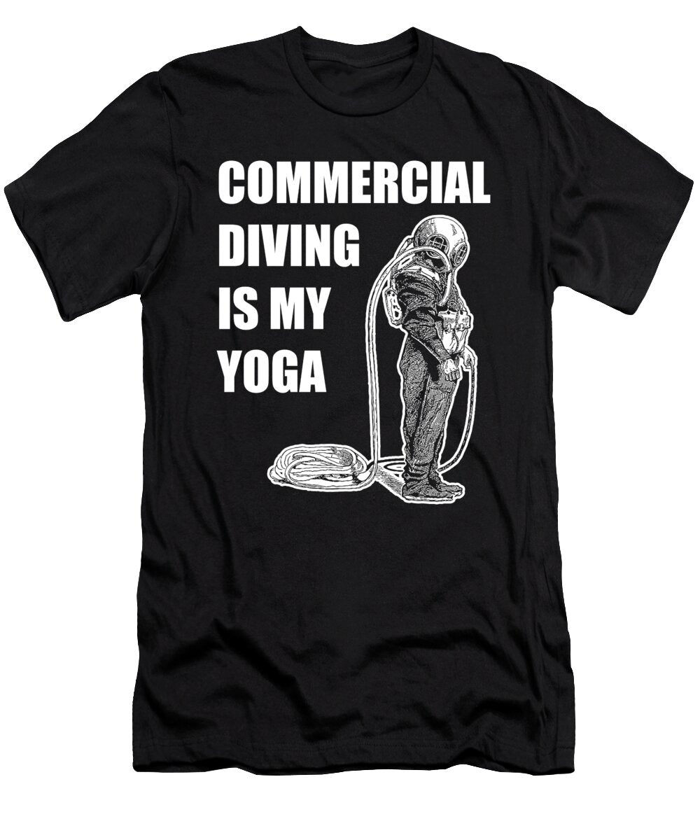 1 Diver Dive Snorkeling Scuba Commercial Diving Crazy Squirrel T-Shirt