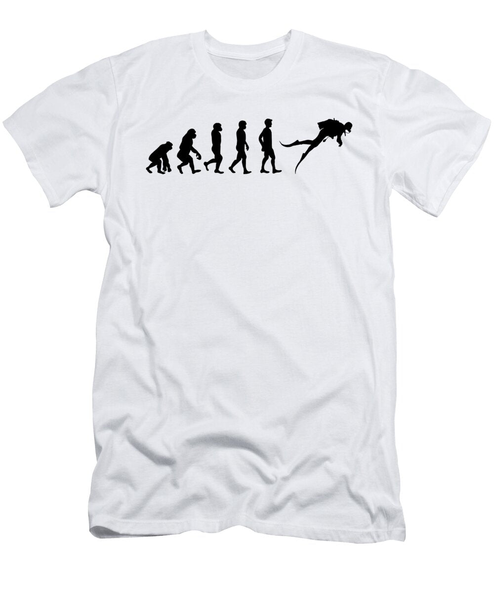 1 Diver Gift Diver Evolution Benjamin Burkert T-Shirt