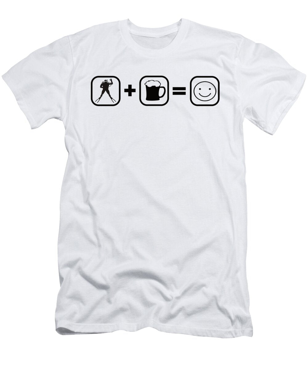 1 Diving and Beer Steven Zimmer T-Shirt