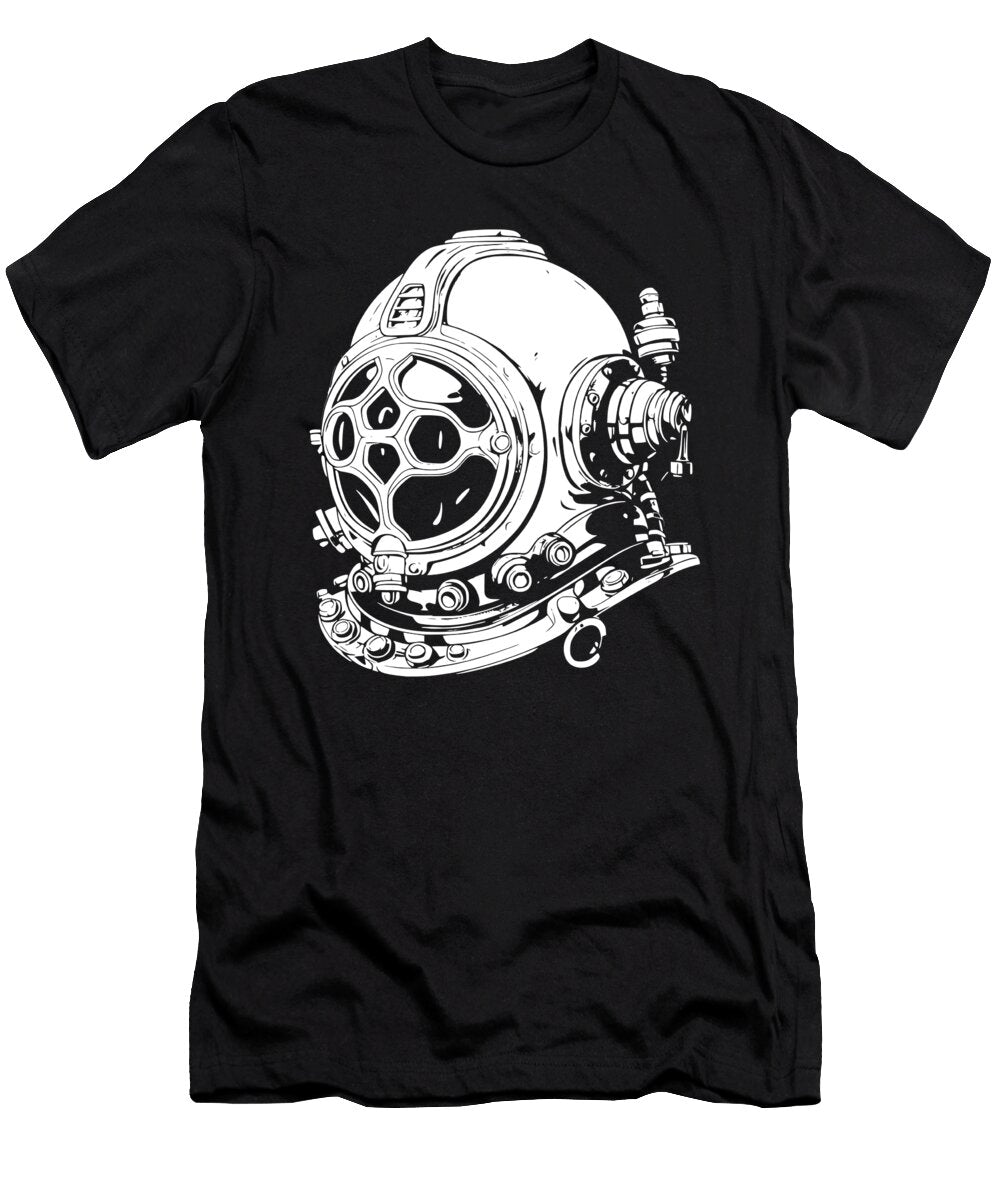 1 Diving Dive Snorkeling Scuba Diver Crazy Squirrel T-Shirt