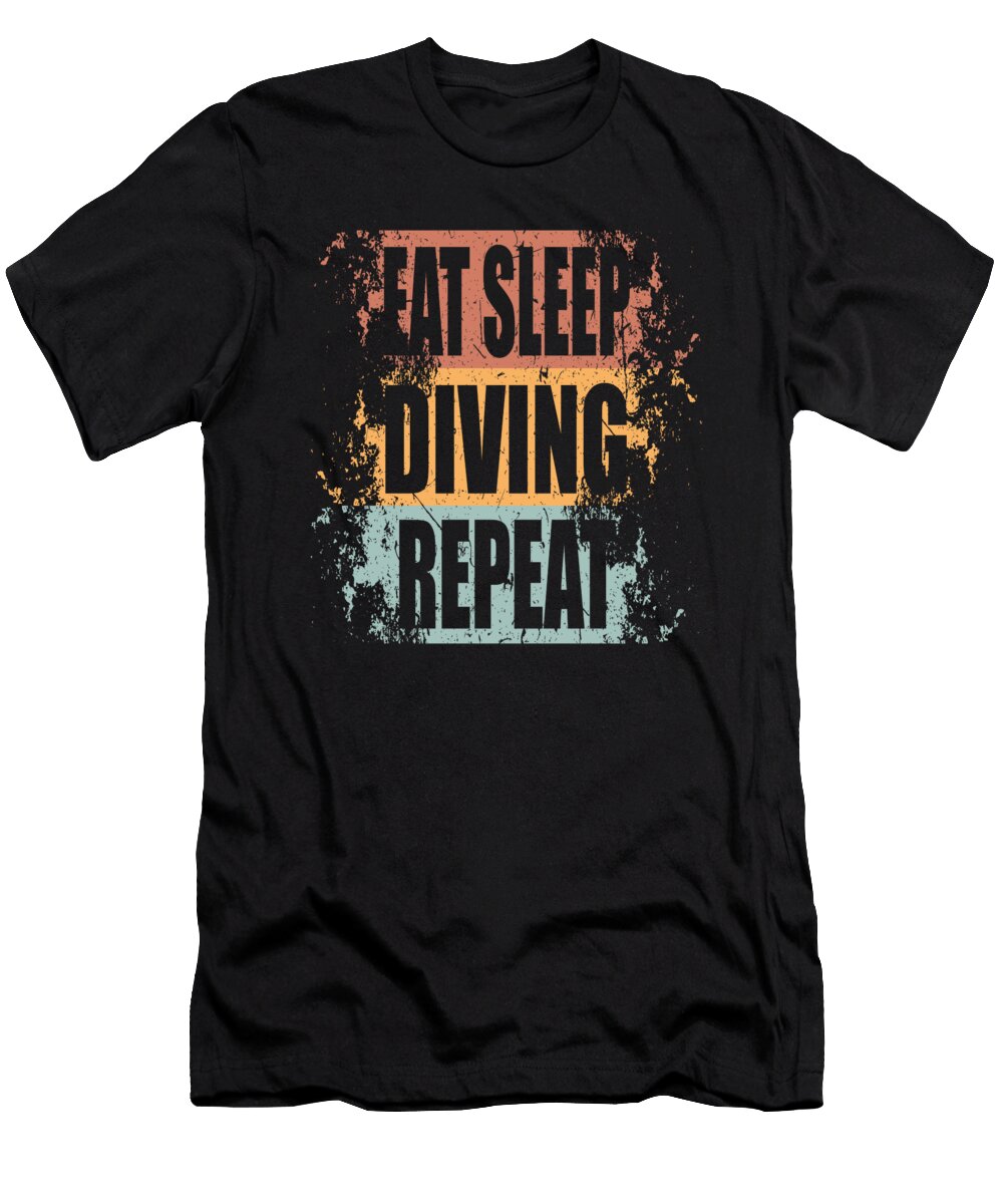 1 Diving Saying Funny Manuel Schmucker T-Shirt