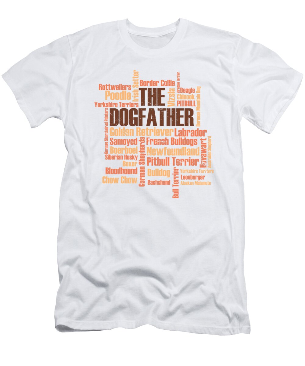 1 Dog Dogs Dogfather Dog Breeds Labrador Bulldog Basquiaty Store T-Shirt