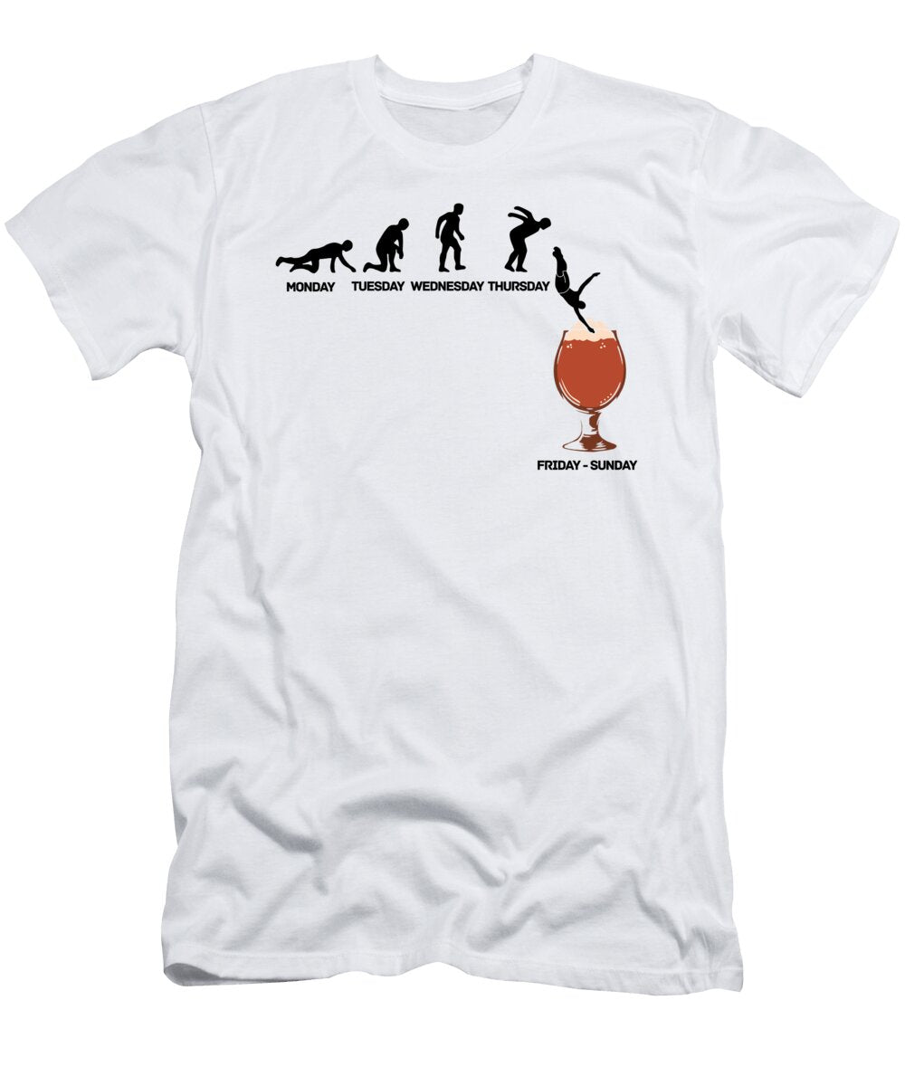 1 Drink Diver Alcohol Funny Craft Beer Drinker Drunk Florian Dold Art T-Shirt