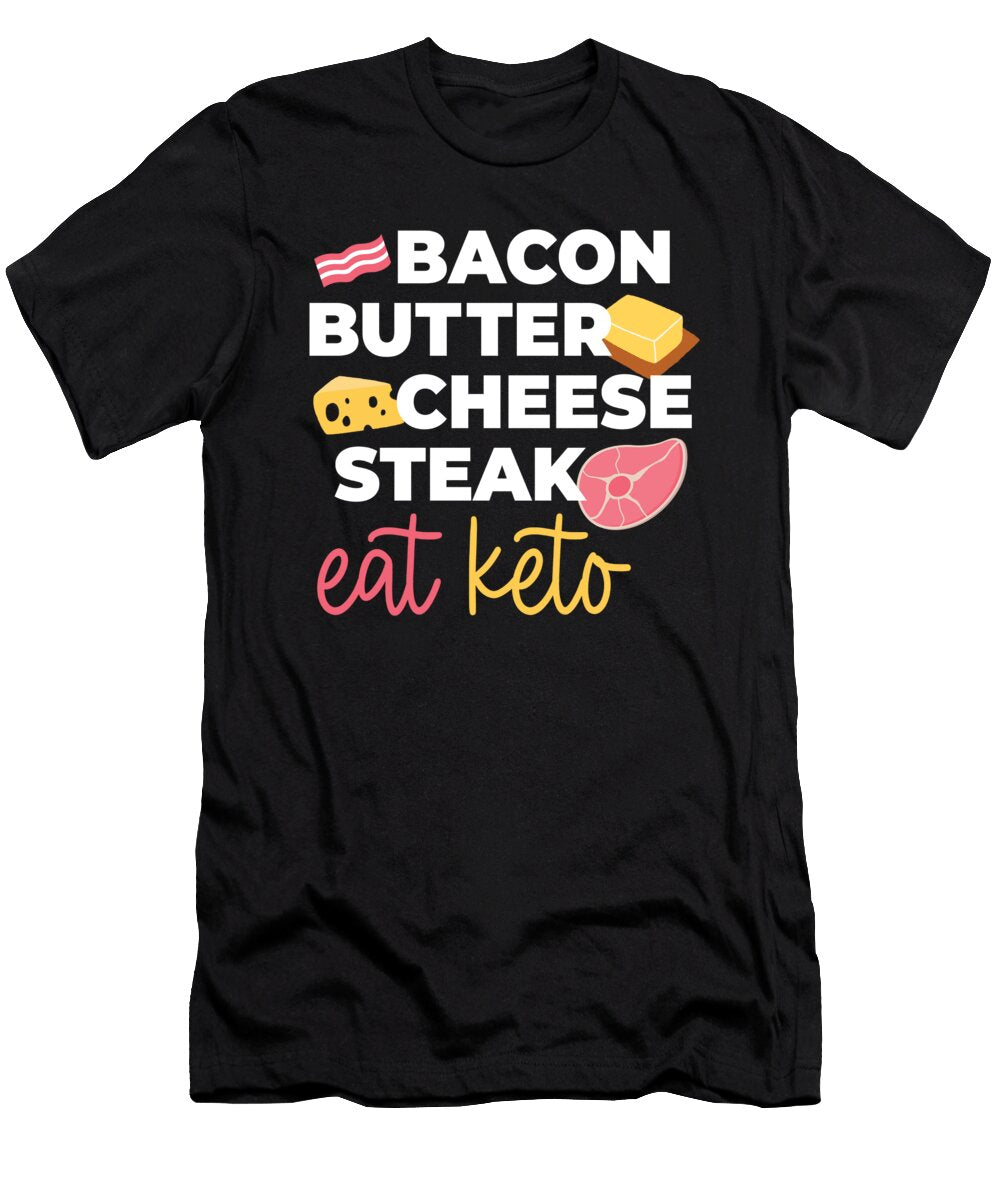 1 Eat Keto Healthy Food Moon T-Shirt