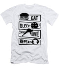 1 Eat Sleep Dive Repeat Diving Reef Lake Diver Sea Mister T-Shirt