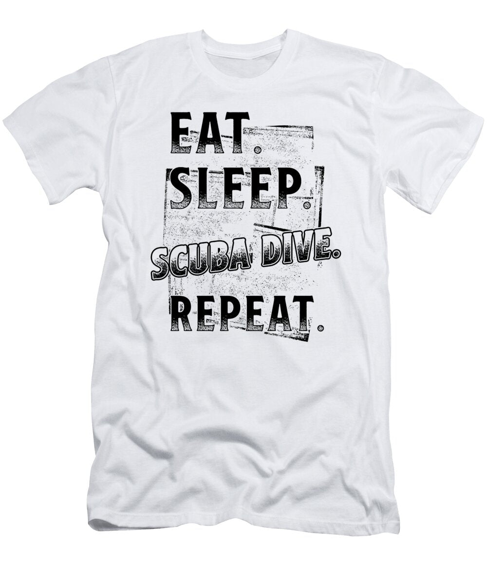 1 Eat Sleep Dive Repeat Manuel Schmucker T-Shirt